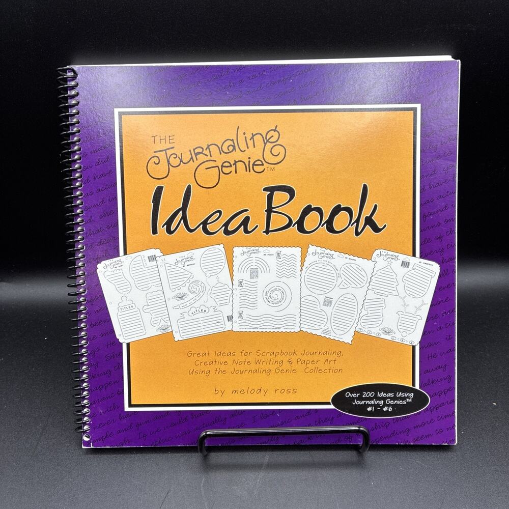 The Journaling Genie - Idea Book By Melody Ross Spiral Bound 1999 Chatterbox Inc